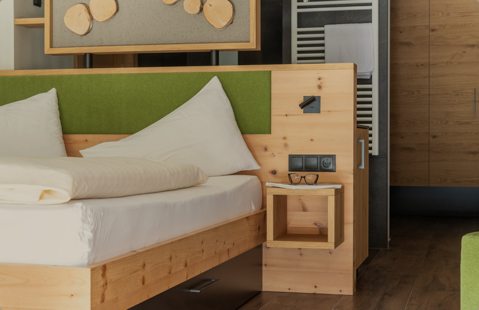 Zimmer im Hotel Maibad in Sterzing